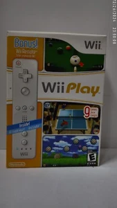 Nintendo 2006-2007 Wii Play Big Box con mando Wii extra nuevo sellado en caja - Imagen 1 de 11