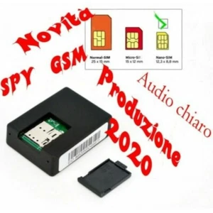 MIKROSPION MINI AUDIOÜBERWACHUNG GSM 2 MIKROFONE UMGEBUNGSHÖREN - Bild 1 von 7