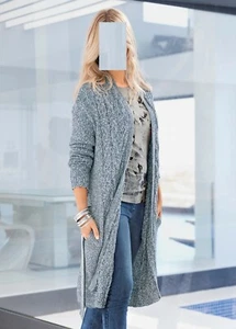 Together knitted coat cardigan with belt size 42 1218479731 - Picture 1 of 4