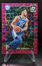 2017-18 Donruss Optic Ben Simmons /79 Pink Velocity Prizm #114 - 76ers