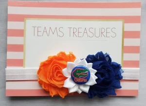 Florida Gators headband Florida Gators newborn Florida Gators baby gift - Picture 1 of 1