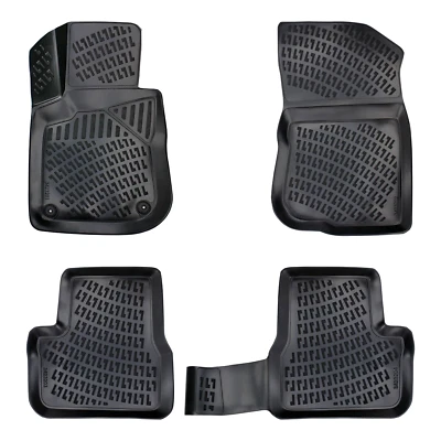 Car Floor Mats Liners For Peugeot 208 2012-2019 All Season Heavy Duty Auto Rugs - Image 1 of 4