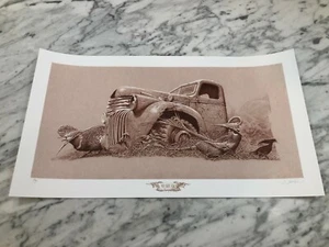 Colossus Aground Sepia red edition by Aaron Horkey print poster x/63 vacvvm - Picture 1 of 3