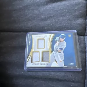 2016 Panini Immaculate Collection - Immaculate Quads #IQ-CS Corey Seager 34/49 - Picture 1 of 2