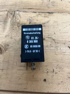 98-03 BMW SERIE 5 E39 525 530 BATERÍA DESCONEXIÓN CHOQUE CONTROL RELÉ - Imagen 1 de 14