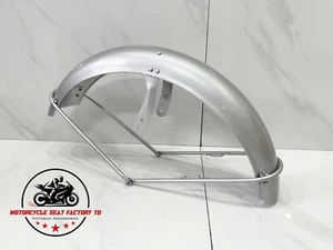 Honda CB450 CB 45 K0 Black Bomber High Quality Front Fender Mud Guard New Silver - Picture 1 of 17