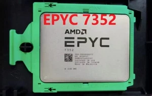 AMD EPYC 7352 SP3 Max 24 core 48 threads 2.3GHz up to 3.2GHz 155w CPU processor - Picture 1 of 4
