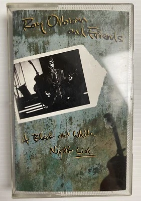 Roy Orbison A Black And White Night Live Music Cassette Tape TVC2601 Virgin 1989 - Image 1 of 4