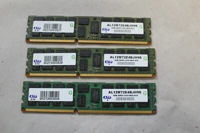 ATP 12GB Kit (3x4GB) AL12M72E4BJH9S DDR3-1333 ECC RAM Arbeitsspeicher - Bild 1 von 2