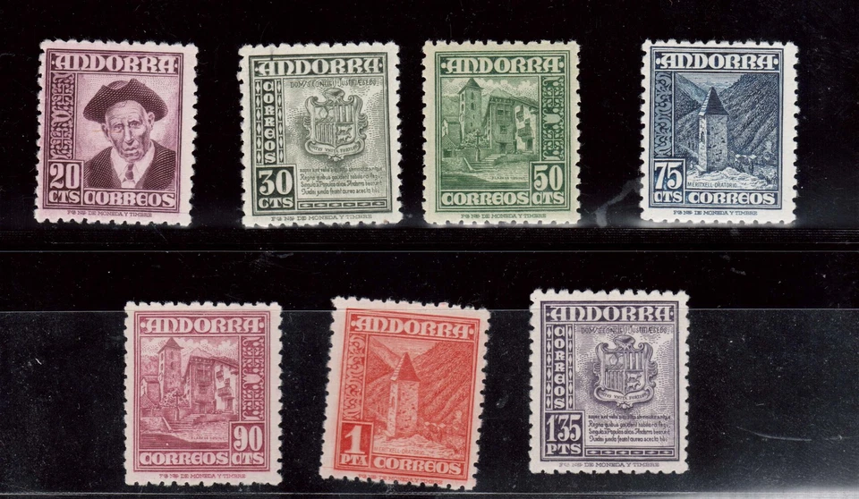Andorra (Spanish) #40 #42 - #47 VF/NH - Image 1 of 1