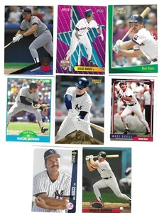 16X Wade Boggs 1989-1996 Red Sox & Yankees Card Lot - Picture 1 of 4