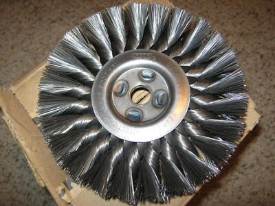 OSBORN ACERO AL CARBONO NUDO ALAMBRE RUEDA CEPILLO 6" X 5/8"AH #26122-ENVÍO GRATUITO-BIN 1 Foto 1 de 3