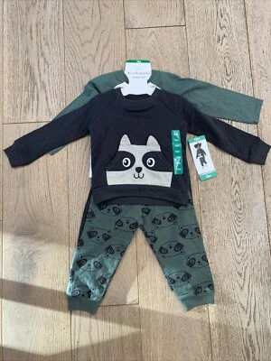 Juego de 4 piezas Koala Kids, tema mapache talla 18 m nuevo con etiquetas Foto 1 de 4