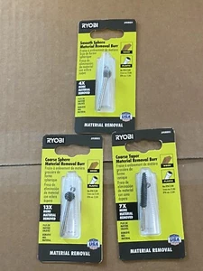 Ryobi Rotary Tool (3) Piece Material Removal Burr Set - Picture 1 of 5