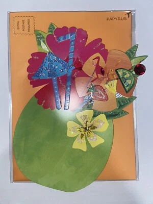 Papyrus Blank Greeting Card - Tropical Decorated Drink - Image 1 of 3