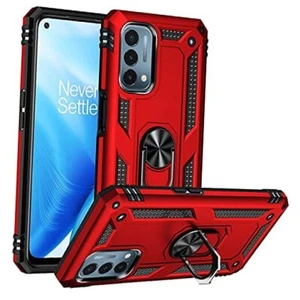 Military Grade Drop Impact for Oneplus Nord N200 5G Case Oneplus Nord N200 Red - Picture 1 of 8