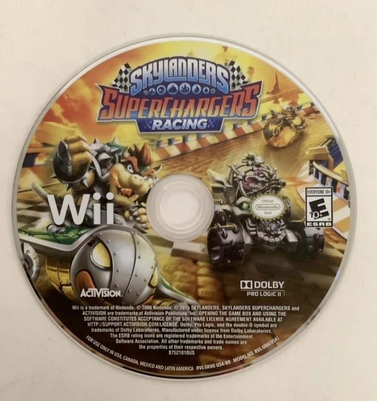 Skylanders Superchargers Racing Nintendo Wii 2015 Video Game DISC ONLY - Image 1 of 1
