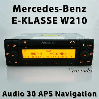 Original Mercedes Audio 30 APS Becker W210 Navigationssystem E-Klasse S210 Radio - Bild 1 von 4