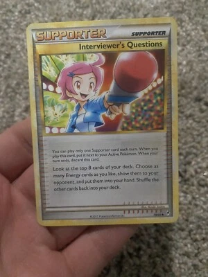 Interviewer's Questions - 77/95 - HGSS Unleashed - Uncommon Pokémon TCG Card - Image 1 of 2