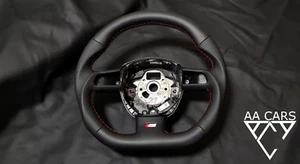 Steering Wheel AUDI A4 B7 S4 A4 B8 A6 C6 S6 Flat Bottom extra THICK! - Bild 1 von 6