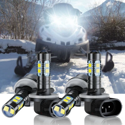 4x LED Headlights Combo Bulbs Kit For Arctic Cat Powder Special 500 600 700 2000 - Image 1 of 4