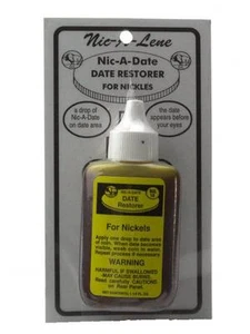 Nic-A-Date, Date Restorer for Nickels, 1.25 oz bottle - Picture 1 of 4