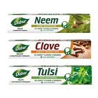Dabur Herb'l Oral Care Toothpaste Pack Of Clove, Neem & Tulsi, 3 X 200G/ 7.05 Oz