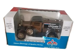 Liberty Classics Diecast 1929 Amoco Brown Ford Model A Tanker Bank LE 1992 NEW - Picture 1 of 14