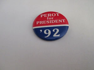 ROSS PEROT FOR PRESIDENT 1992 LAPEL POLITICAL PIN RARE VINTAGE - Picture 1 of 1