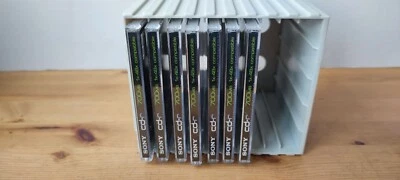 7 X Sony CD-R 80 CDQ801P Recordable Blank CDR Disc 80MIN / 700MB + Storage Rack - Image 1 of 4