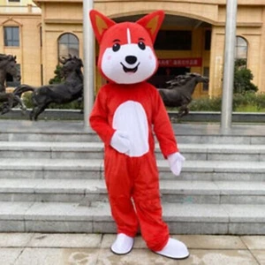 Pet Dog Mascot Costume Christmas Fancy Dress Halloween Party Toy Red - Picture 1 of 3