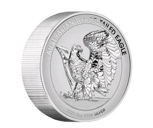 2025 Aus Wedge-Tailed Eagle 5oz Silver Reverse Proof Ultra High Relief Coin 750 - Picture 1 of 24