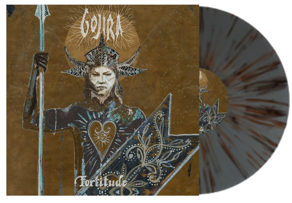 Gojira 'Fortitude' Grey w/ Brown Splatter Vinyl - NEW - Image 1 of 1