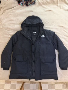 The North Face Mens Explore Farther 550 Fill Down Parka XL Black USED  - Picture 1 of 9