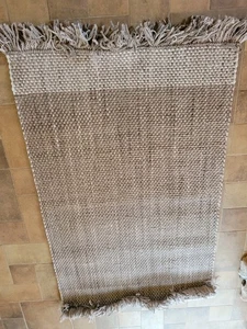 Pottery Barn Kian Indoor Outdoor Performance  Rug 3x5 Khaki  - Picture 1 of 3