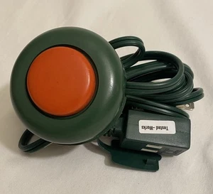 Christmas Tree Light Power Extension Cord Green & Red Foot Switch Plug 15' - Picture 1 of 5