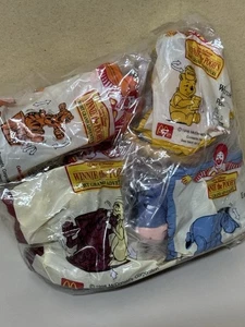Mcdonald's 1998 Winnie The Pooh's Most Grand Adventure Set Of 4 Happy Meal Toys - Picture 1 of 3