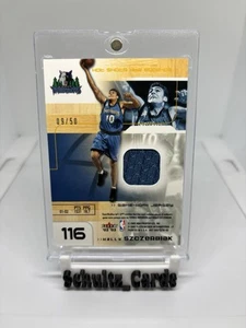 2002-03 Wally Szczerbiak Brandon Fleer Hot Shots Gam Jersey SN09/50 Timberwolves - Picture 1 of 3