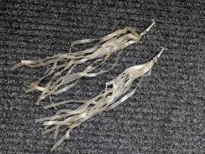 SILBER Glitzer Fahrrad Streamer - Vintage NOS für Stingray & andere - Bild 1 von 3