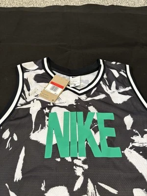 Nike DNA Dri-FIT Basketball Jersey Men’s Large Black White FN2688-010 NWT $60 - Image 1 of 4