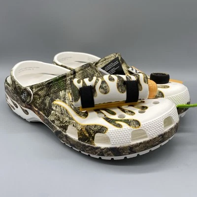 Tamanco Crocs x Nascar Realtree clássico masculino EUA 11 Jibbitz - Imagem 1 de 4