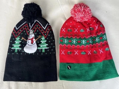 Уродливый свитер Beenies рождественский праздник оба светится один размер подходит большинство лот из 2 - Изображение 1 из 4