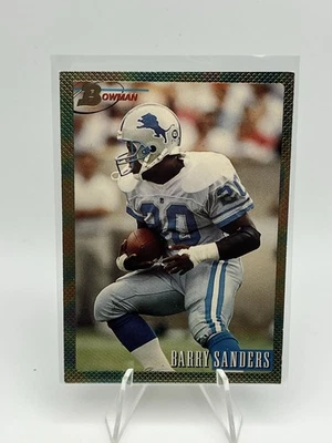 Bowman 1993 - Barry Sanders #140 Rainbow Foil Border - Detroit Lions Foto 1 de 2