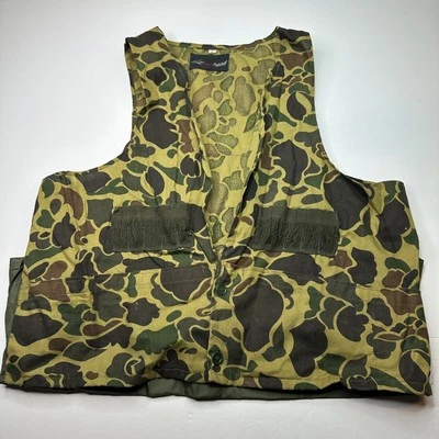 Vintage Redhead Vest Size Large Duck Camo Bird Hunting Tactical Utility Outdoors - Image 1 of 4