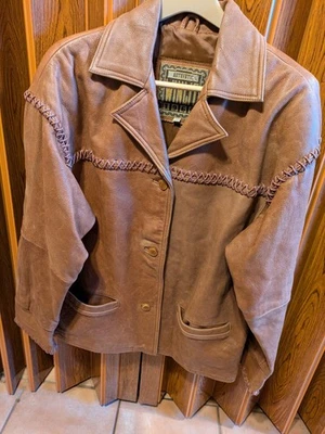 Винтажный коричневый кожаный Winlit 1969 плетеный размер M - Изображение 1 из 4