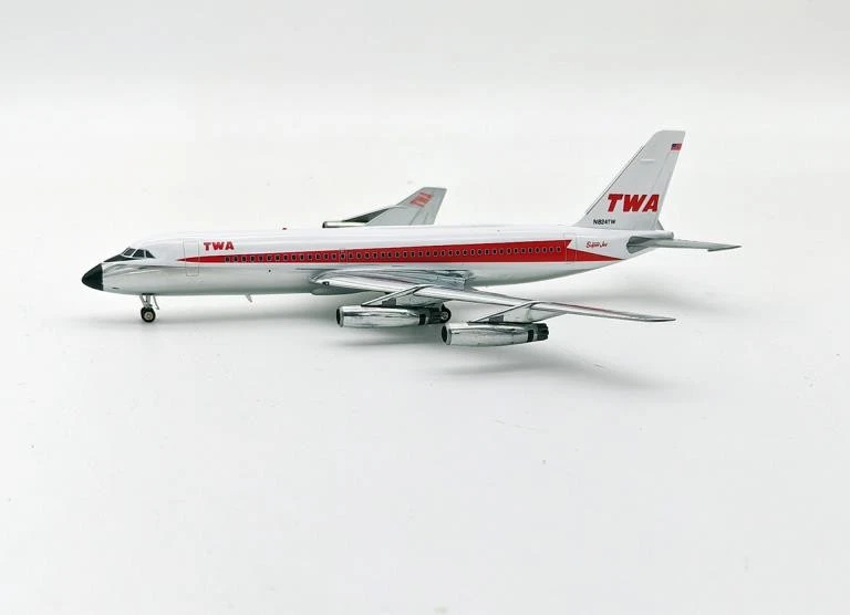TWA CV880 N824TW Lucido Con Supporto Scala 1:200 Inflight200 IF880TW0723P - Immagine 1 di 1
