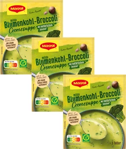 Maggi instant soup Broccoli & Cauliflower -3 pack/ 9 servings FREE SHIP - Picture 1 of 1