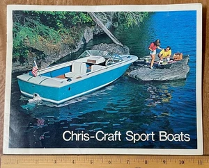 1971 1972 Chris-Craft Sport Boats Dealer Sales Brochure Catalog LANCER XK Models - Picture 1 of 8