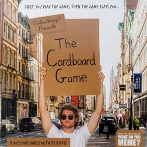 The Cardboard Game – The Party Game of Ridiculous Dares & Challenges (17+) ~ NEW - Picture 1 of 6