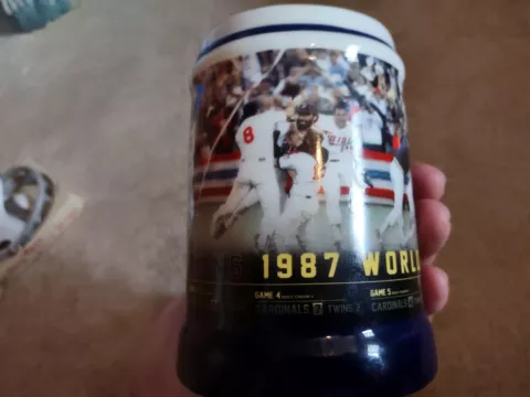 NEW Minnesota Twins 1987 World Series Champions Collectible Stein SGA Stadium⚾🔥 Cover